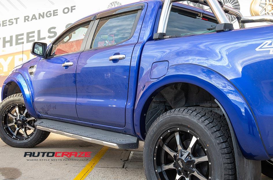 FORD RANGER MO970 GLOSS BLACK MACHINED FACE